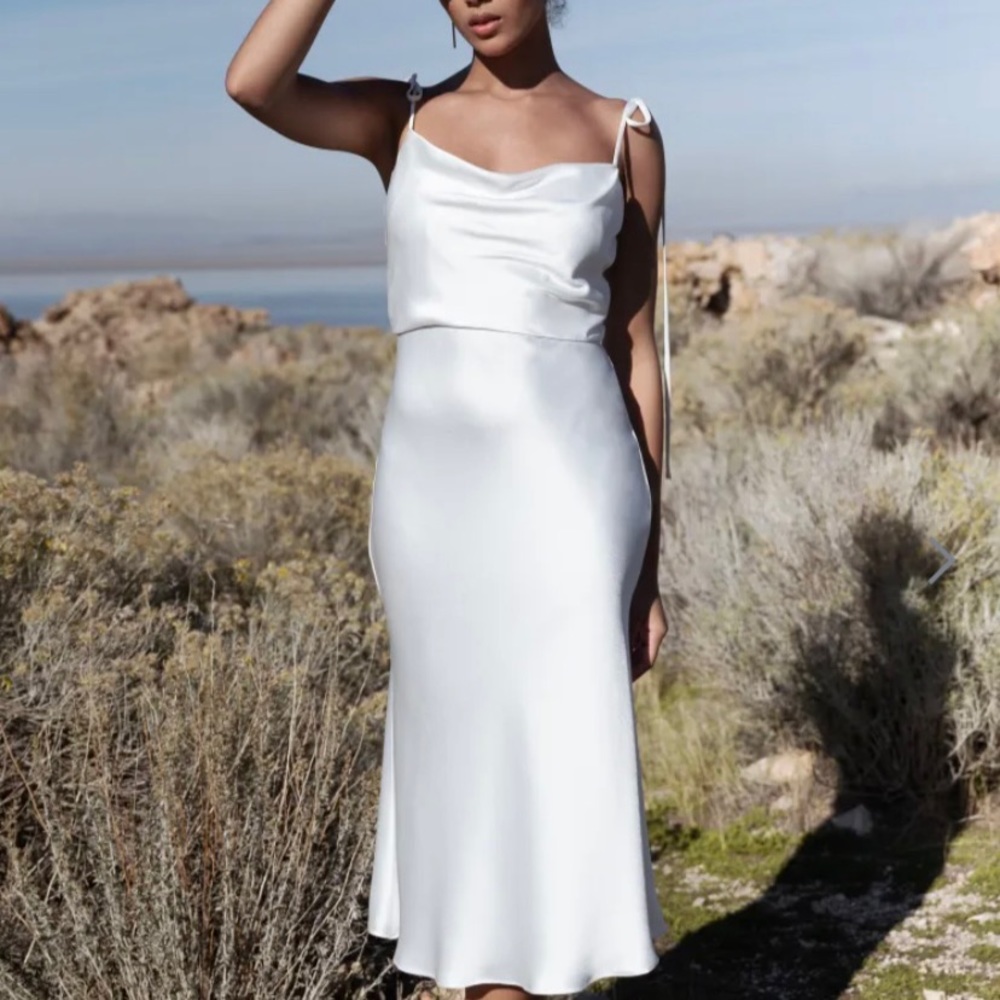 White Jenny Yoo Kat Dress